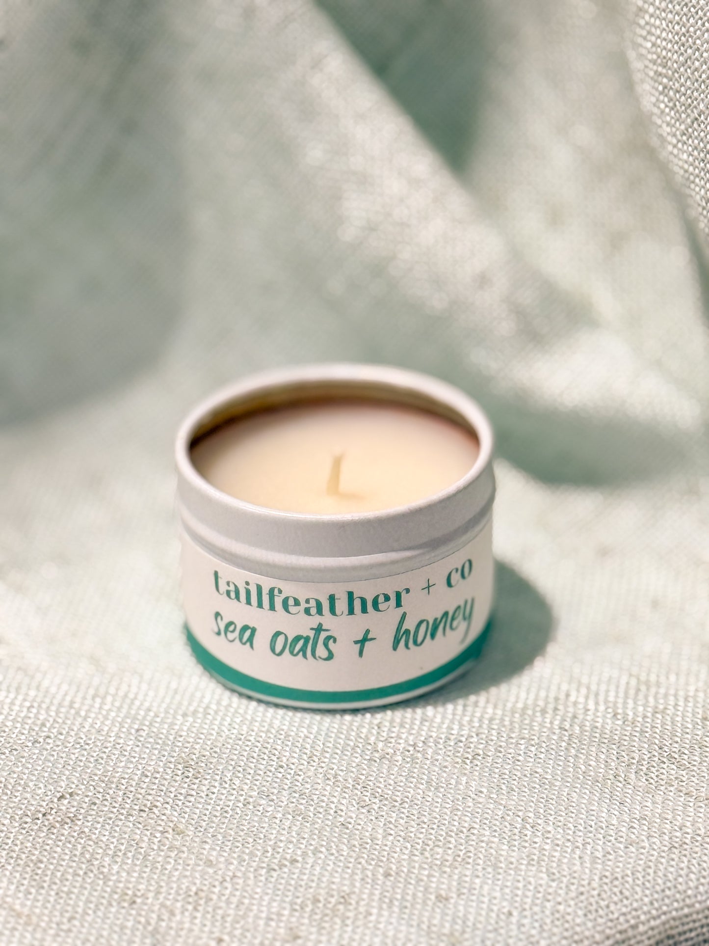 Sea Oats + Honey Mini Candle