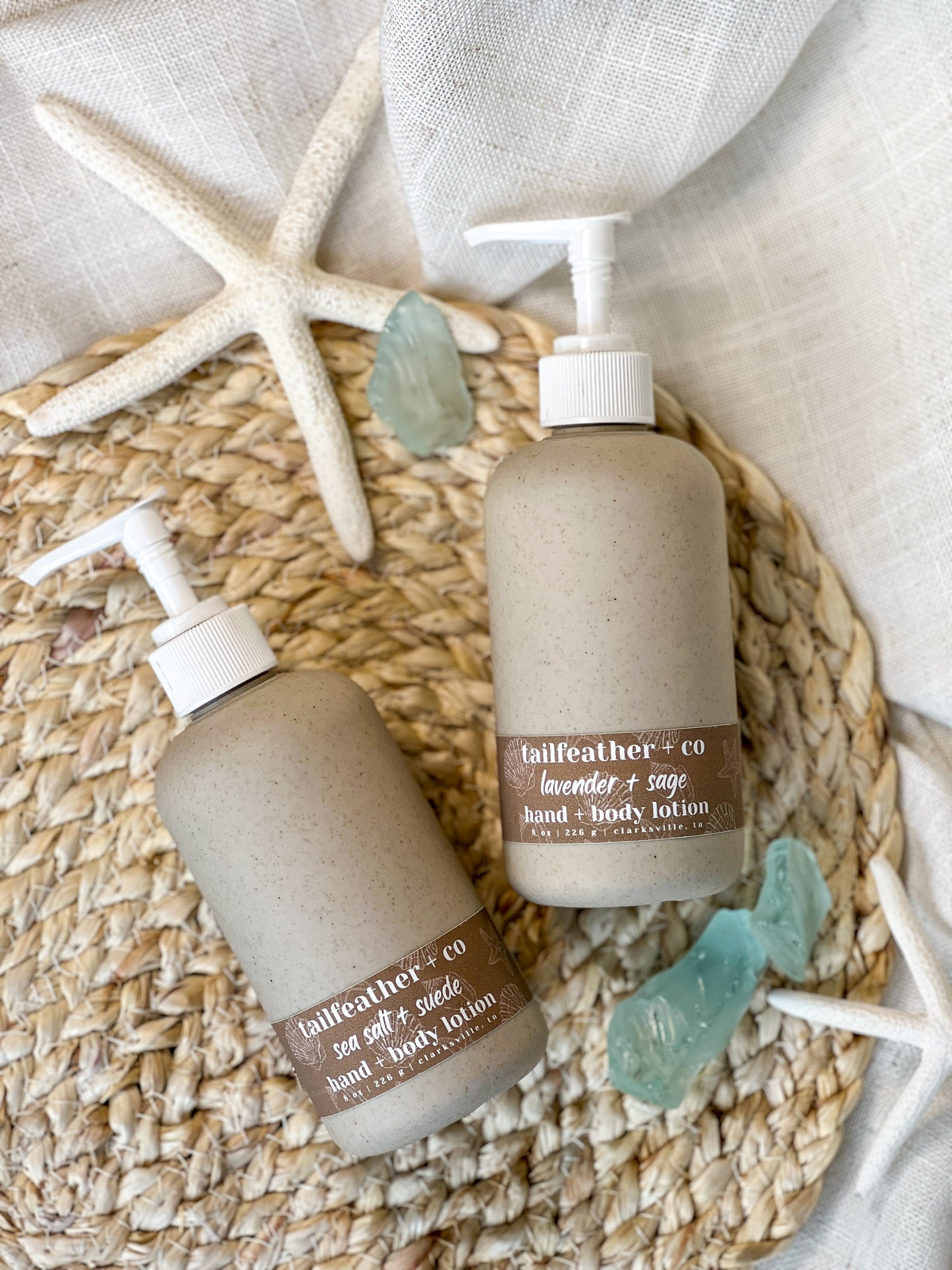 Hand + Body Lotion | Sea Salt + Suede