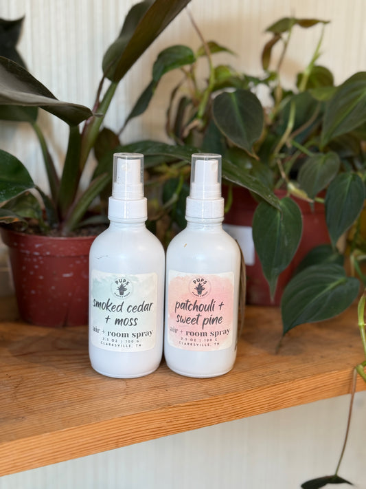Smoked Cedar + Moss | Air + Room Spray | Pups Collection