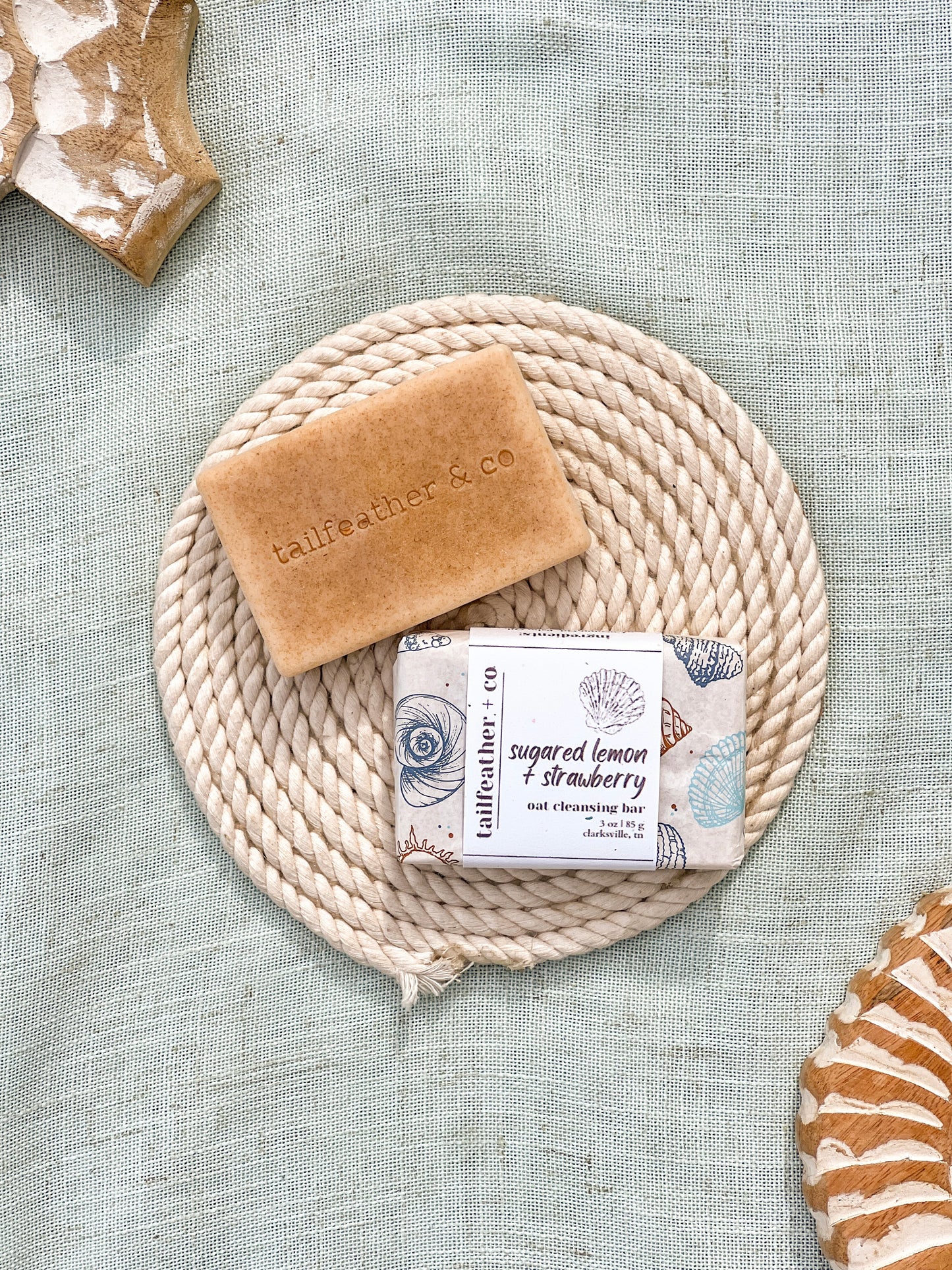 Sugared Lemon + Strawberry | Oat Cleansing Bar Soap