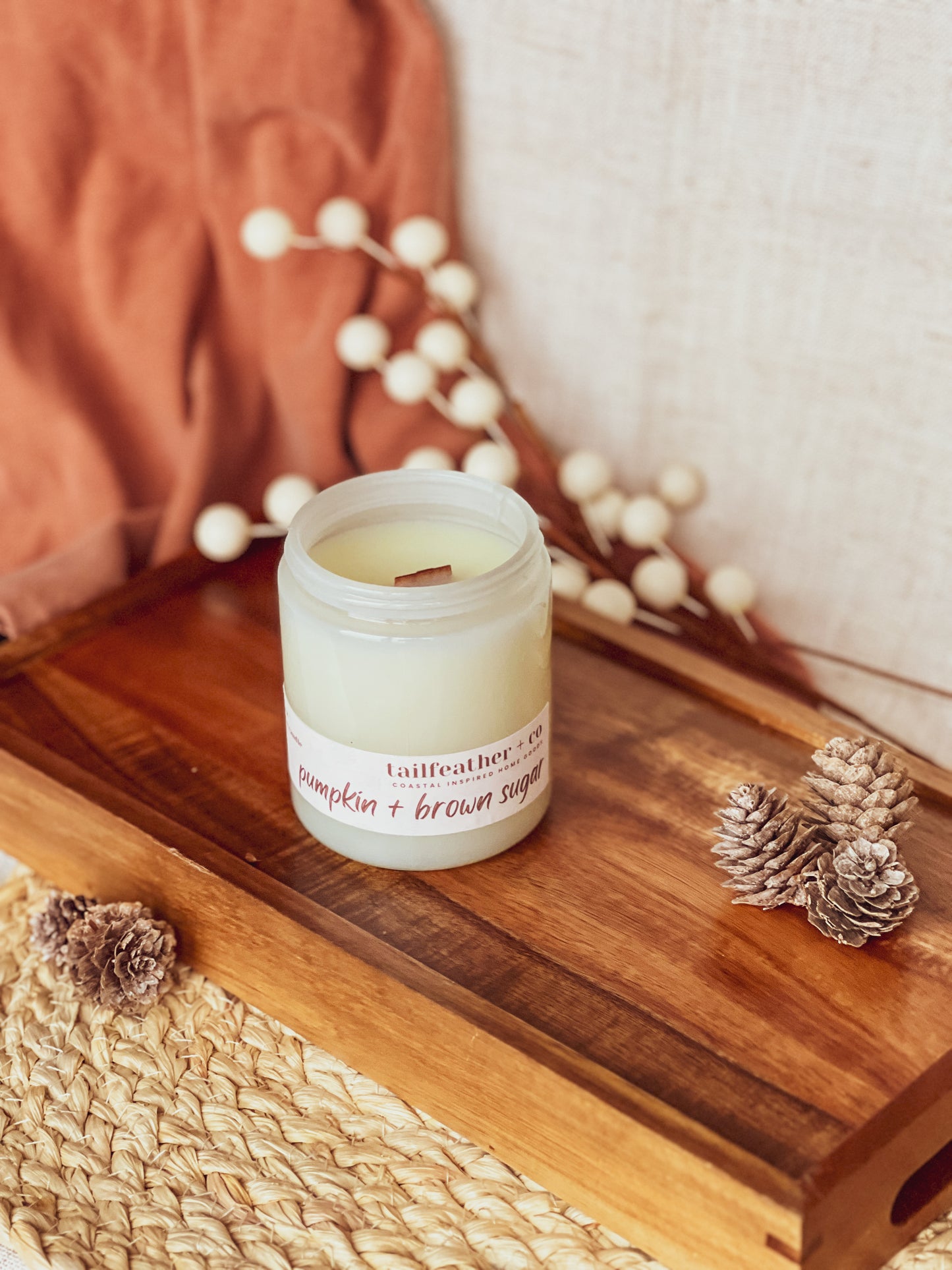 Pumpkin + Brown Sugar Candle | Fall Collection