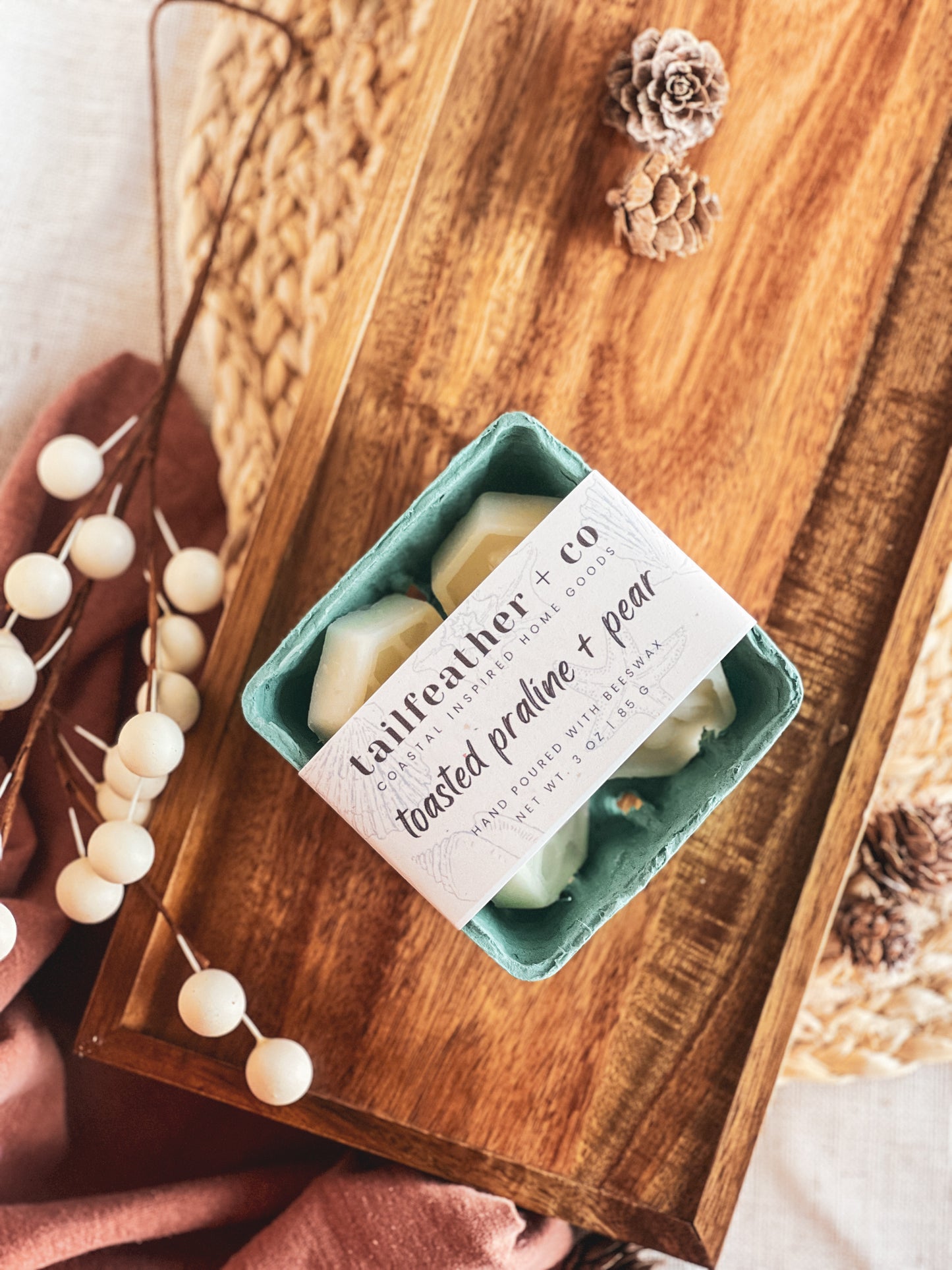 Toasted Praline + Pear | Wax Melts | Fall Collection