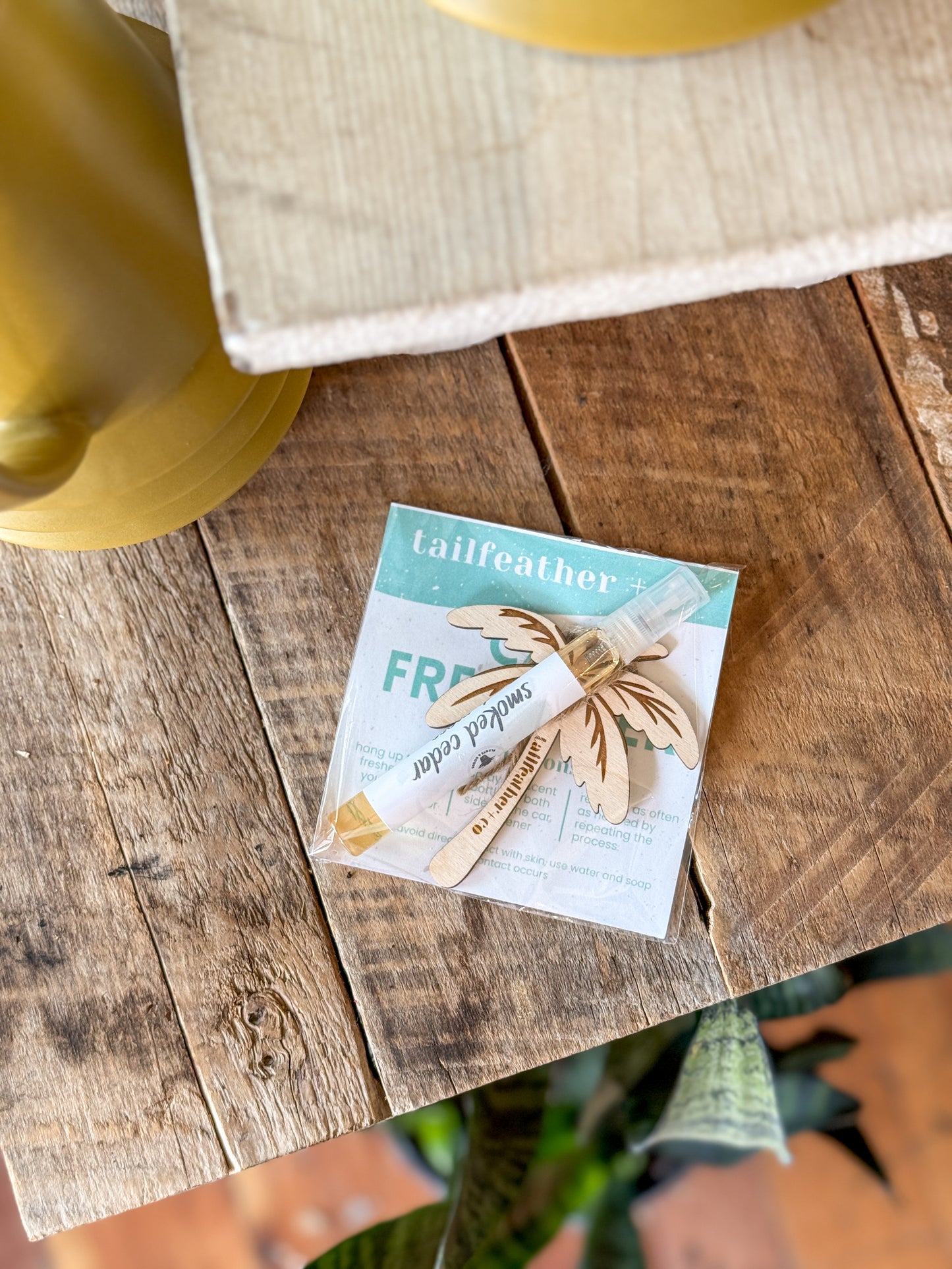 Smoked Cedar + Moss | Car Freshener | Pups Collection