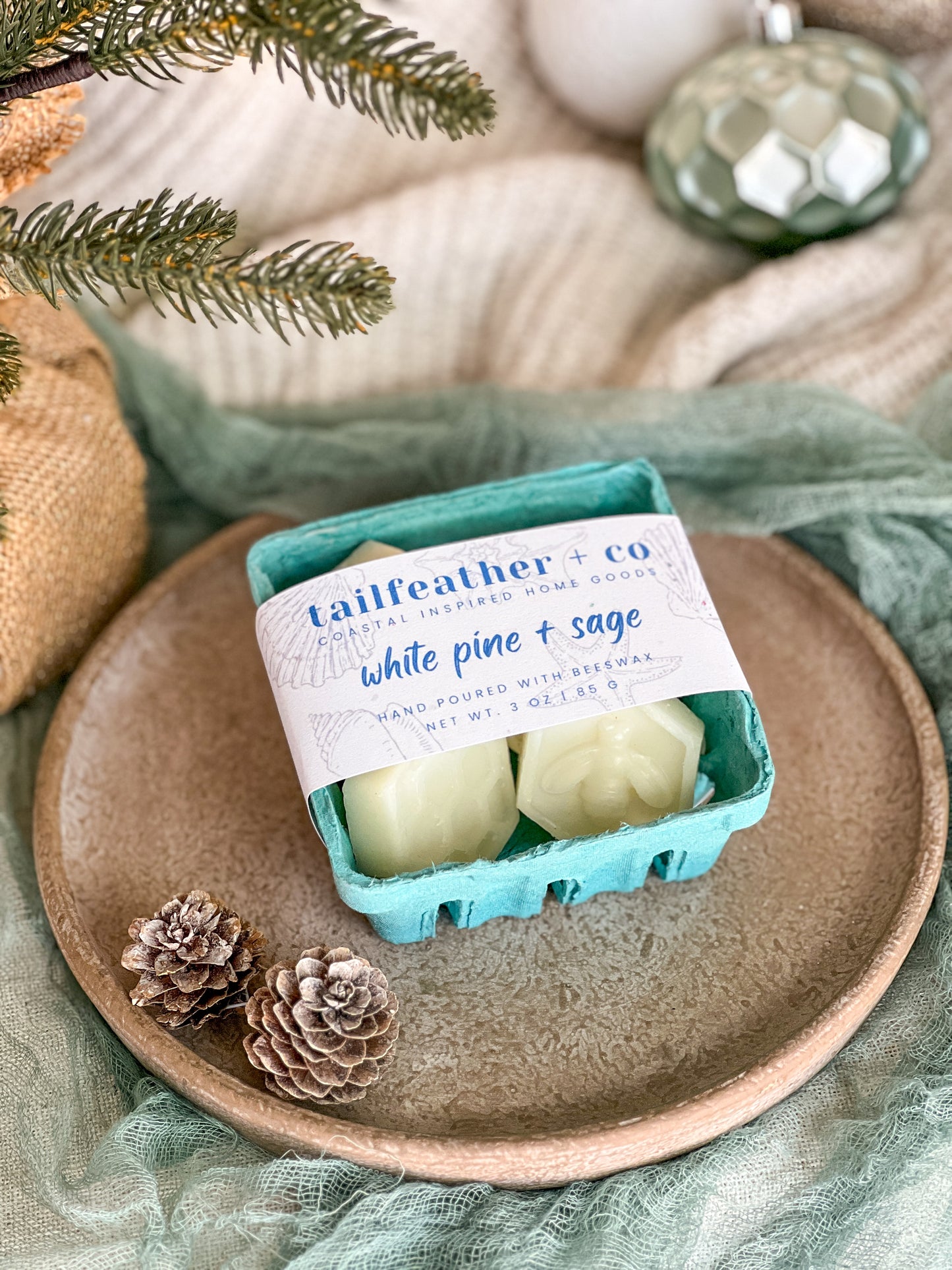 White Pine + Sage | Wax Melts | Winter Collection
