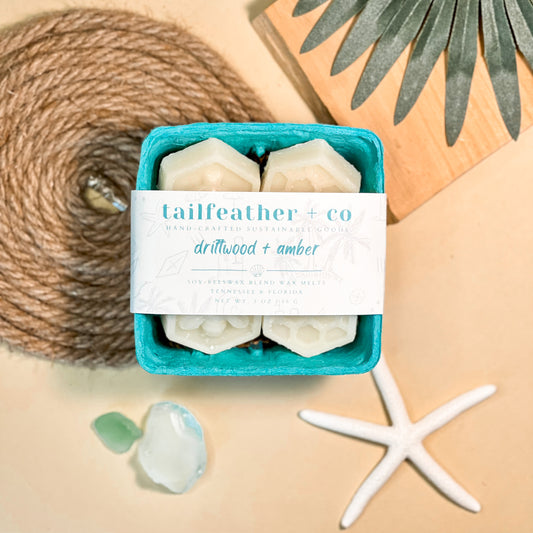 Driftwood + Amber | Wax Melts | Signature Collection