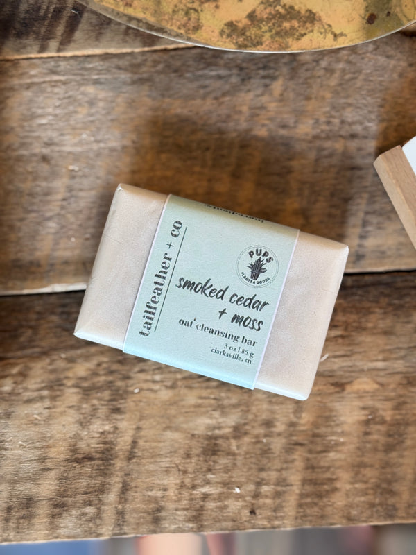 Smoked Cedar + Moss | Pups Plants + Goods Collection