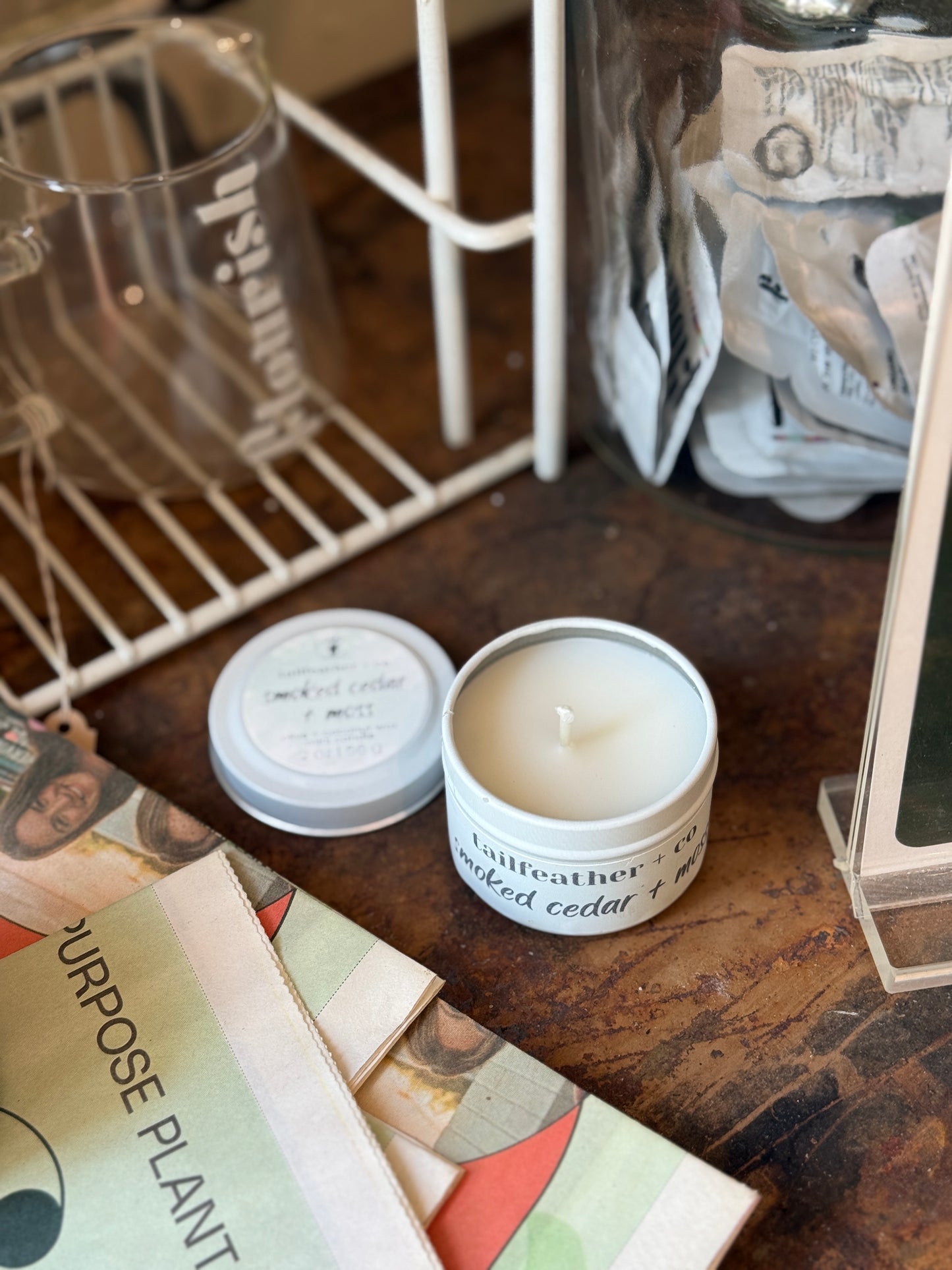 Smoked Cedar + Moss | 2oz Mini Candle