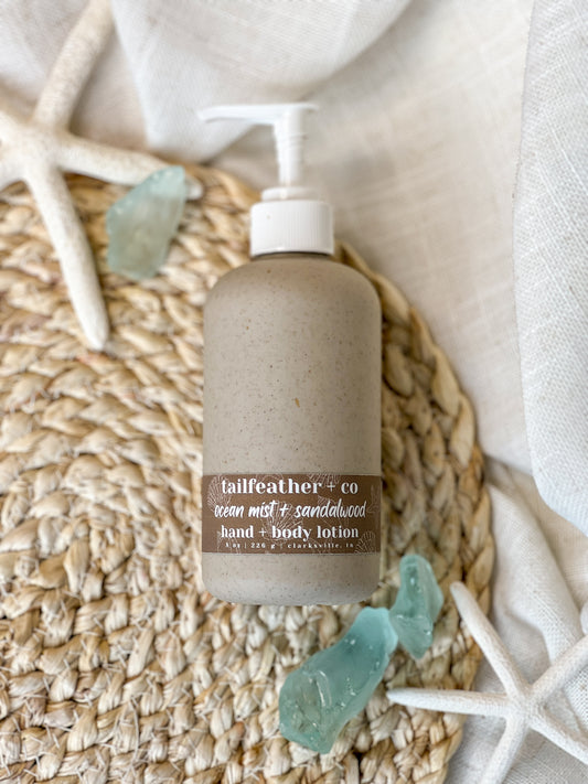 Hand + Body Lotion | Ocean Mist + Sandalwood