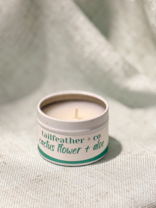 Cactus Flower + Aloe Mini Candle