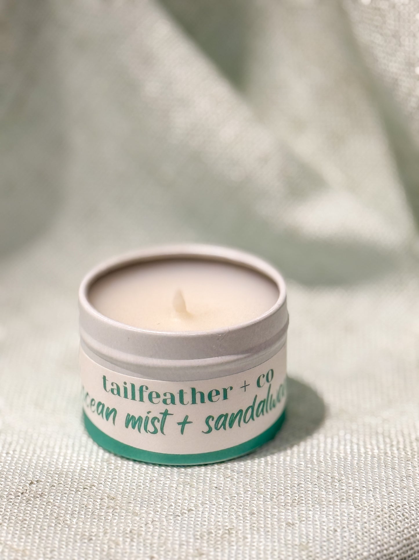 Ocean Mist + Sandalwood Mini Candle