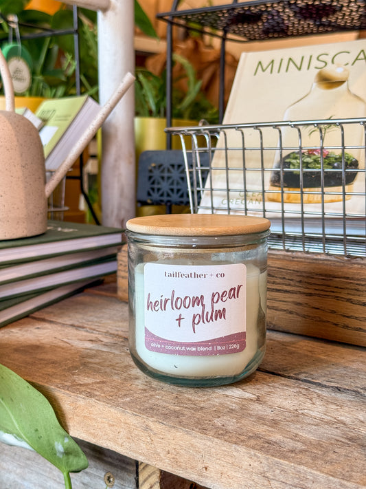 Heirloom Pear + Plum Candle | Fall Collection