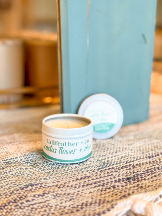 Cactus Flower + Aloe | 2oz Mini Candle