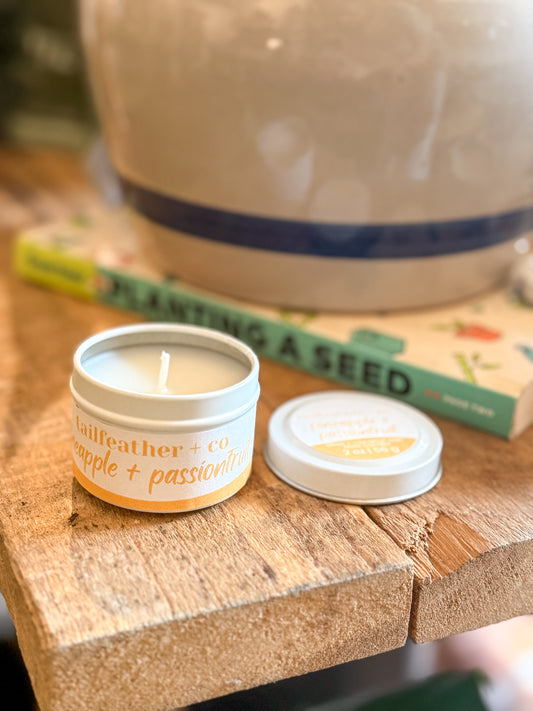 Pineapple + Passionfruit | 2oz Mini Candle