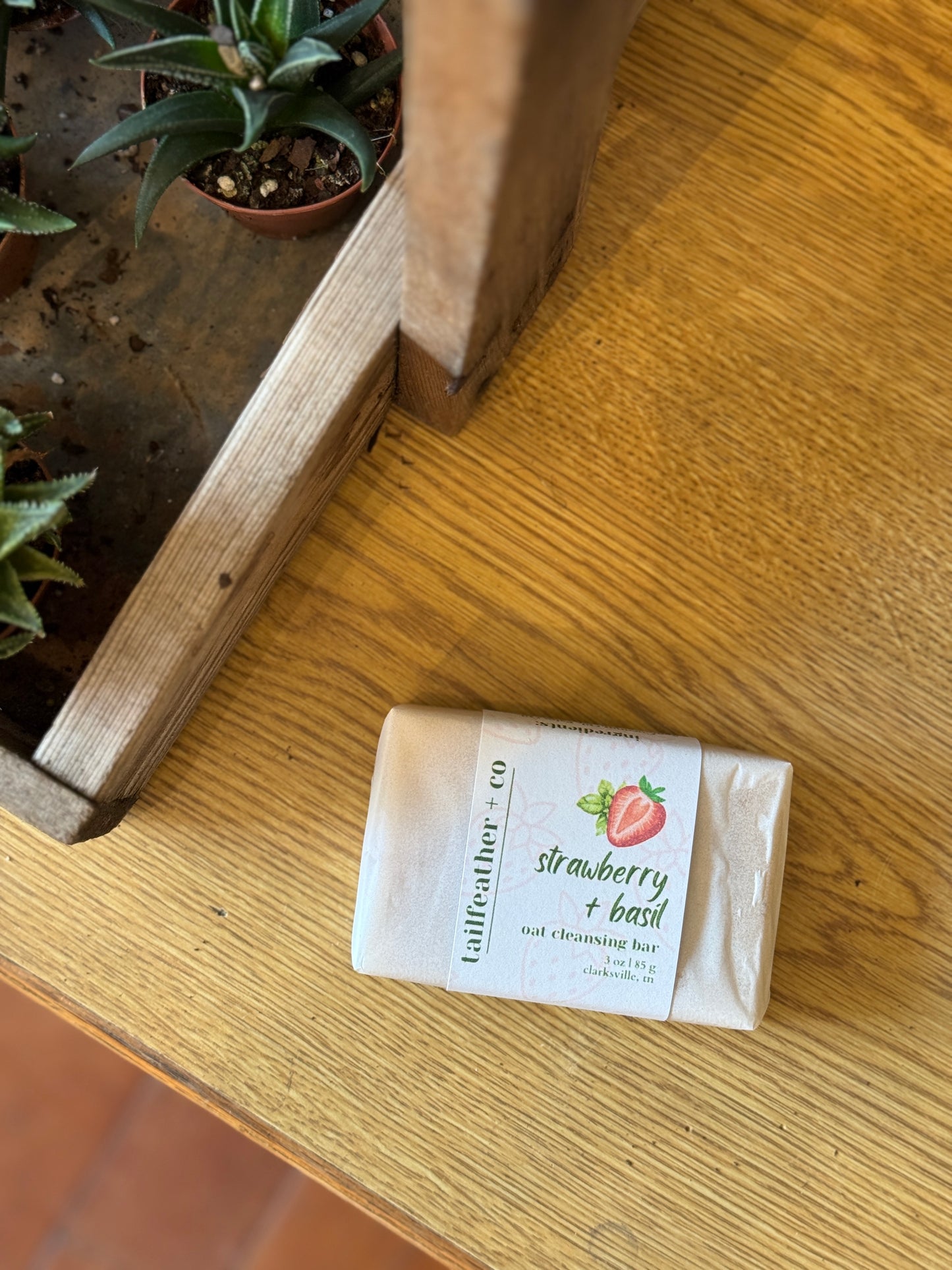 Strawberry + Basil | Oat Cleansing Bar Soap | SOS Collection
