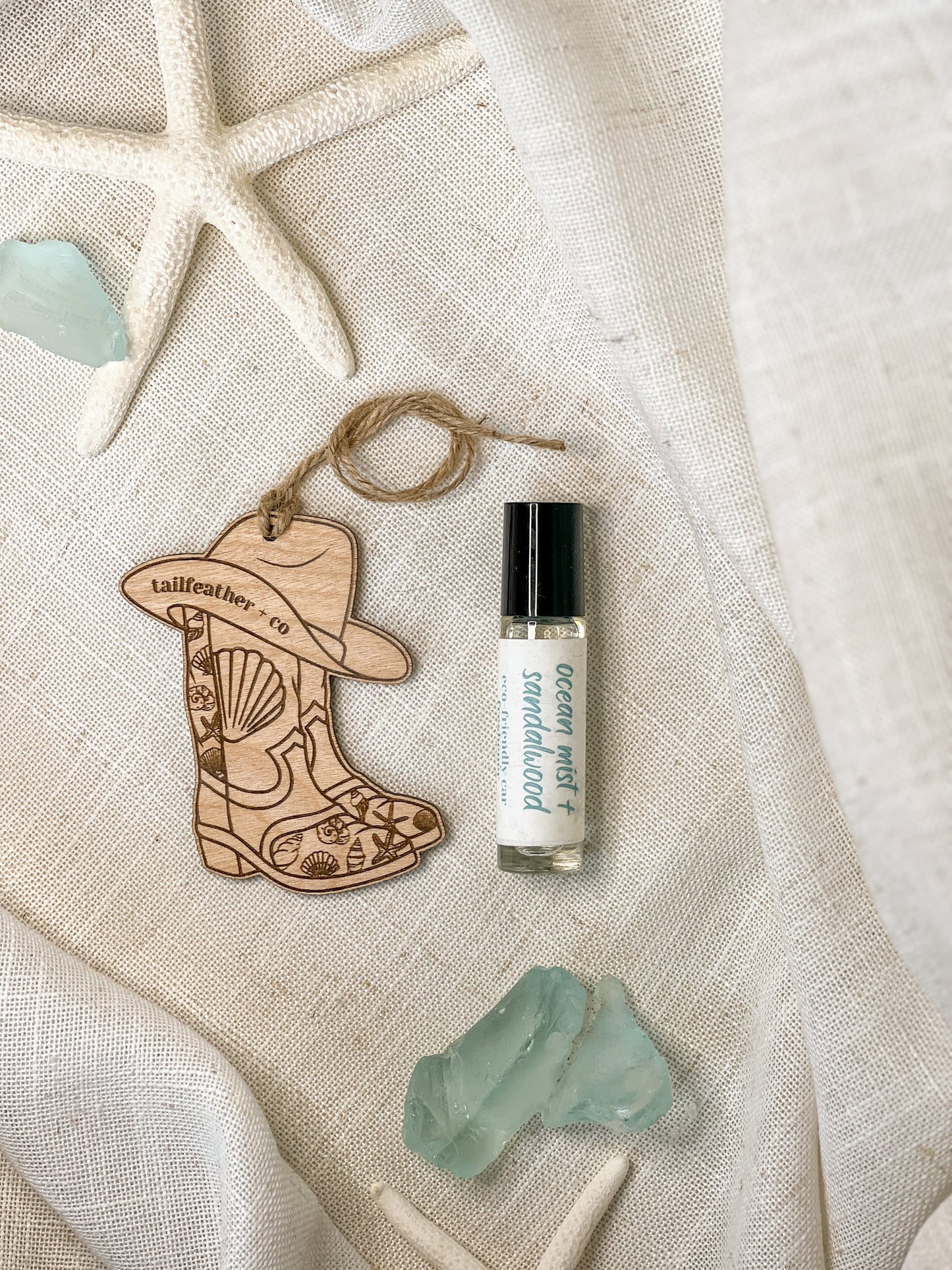 Ocean Mist + Sandalwood | Car Freshener | Signature Collction