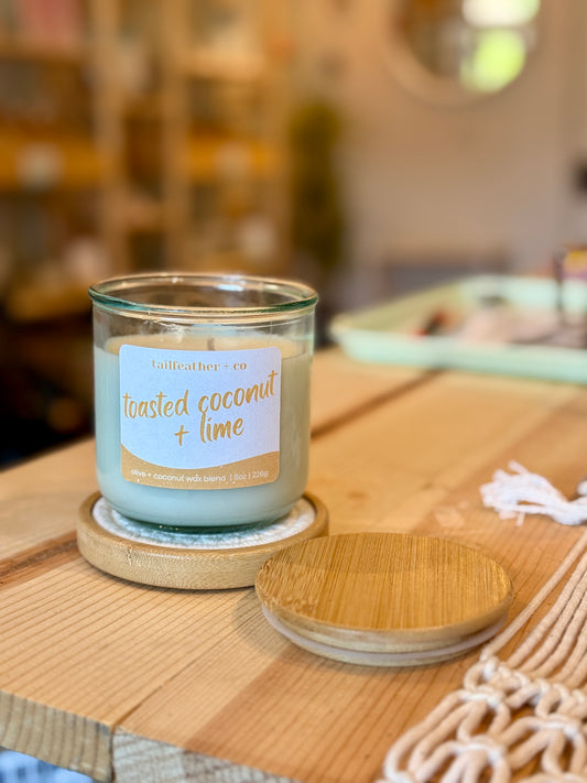 Toasted Coconut + Lime | 8 oz Candle | Summer Collection