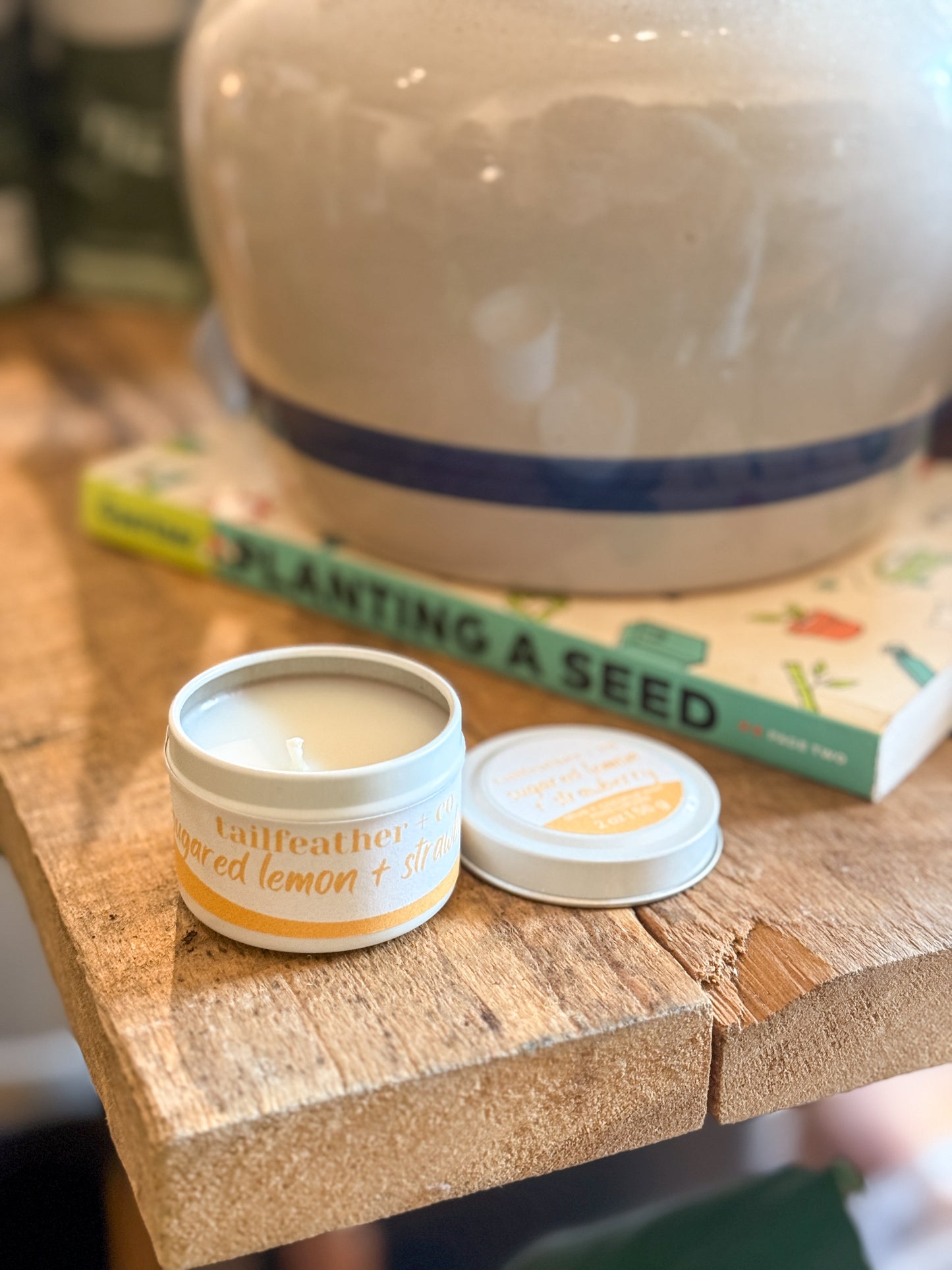 Sugared Lemon + Strawberry | 2oz Mini Candle