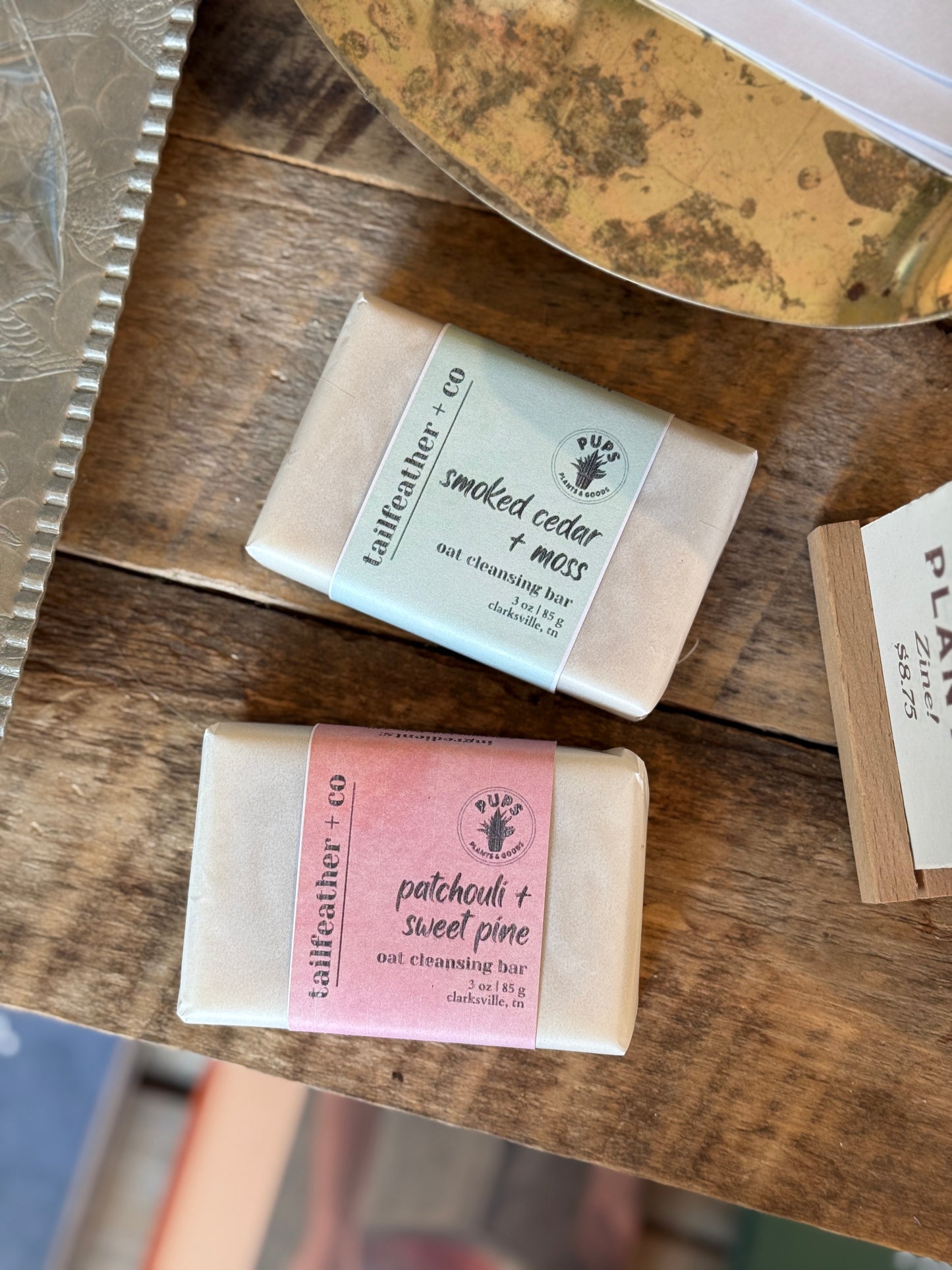 Smoked Cedar + Moss | Oat Cleansing Bar Soap | Pups Collection