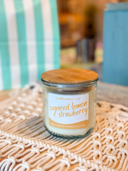 Sugared Lemon + Strawberry | 8 oz | Summer Collection