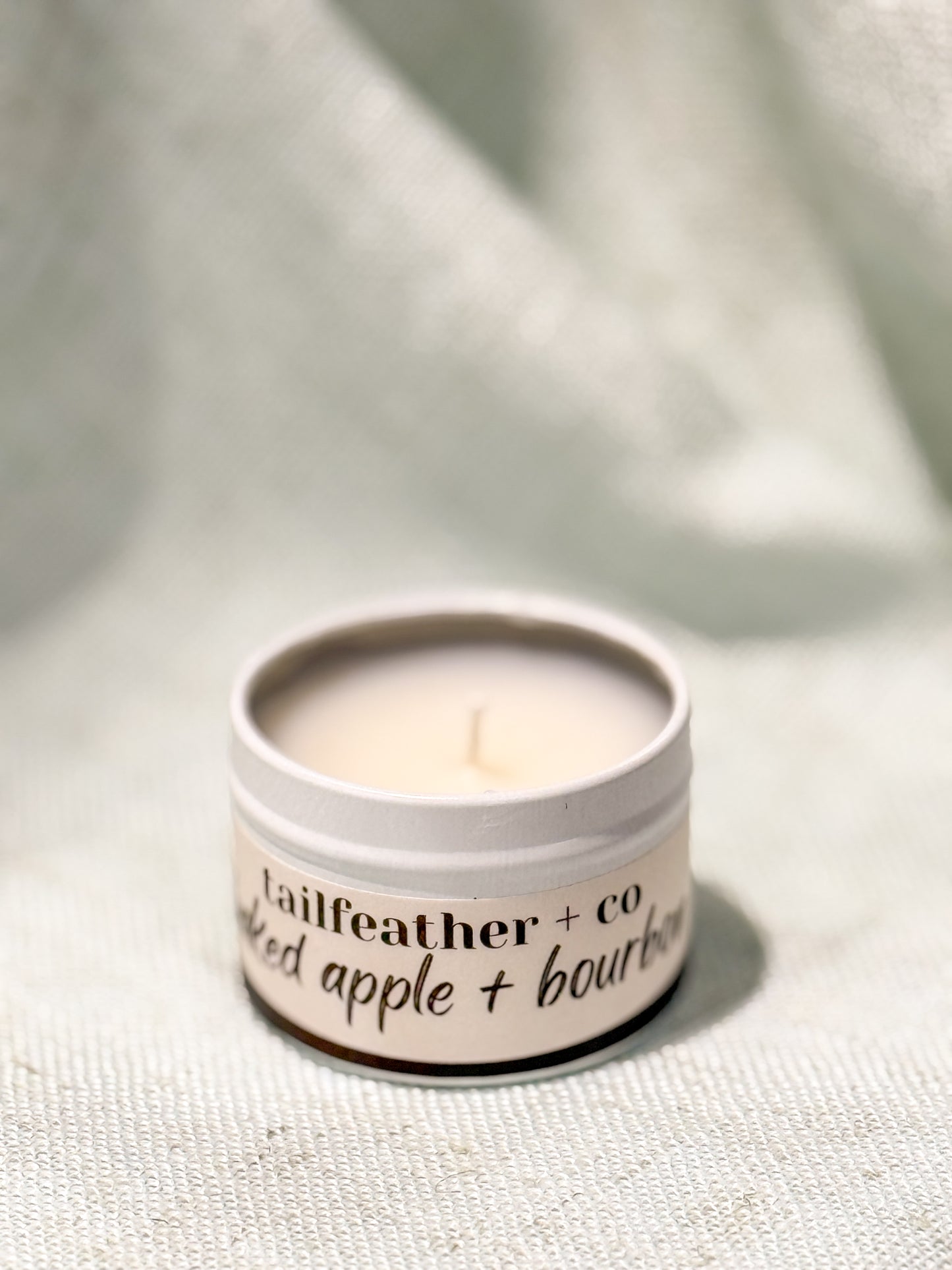 Baked Apple + Bourbon Mini Candle | Fall Collection