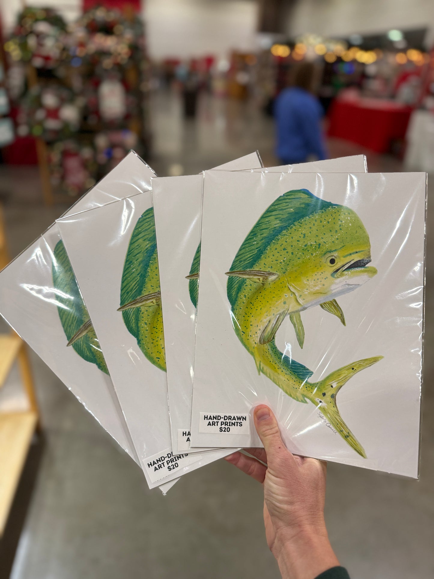 Hand-Drawn Coastal Art Prints (8x10)