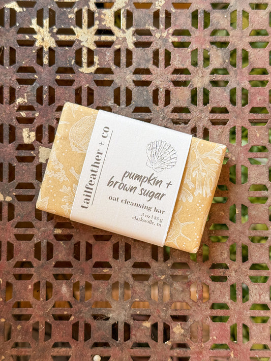 Pumpkin + Brown Sugar | Oat Cleansing Bar Soap | Fall Collection