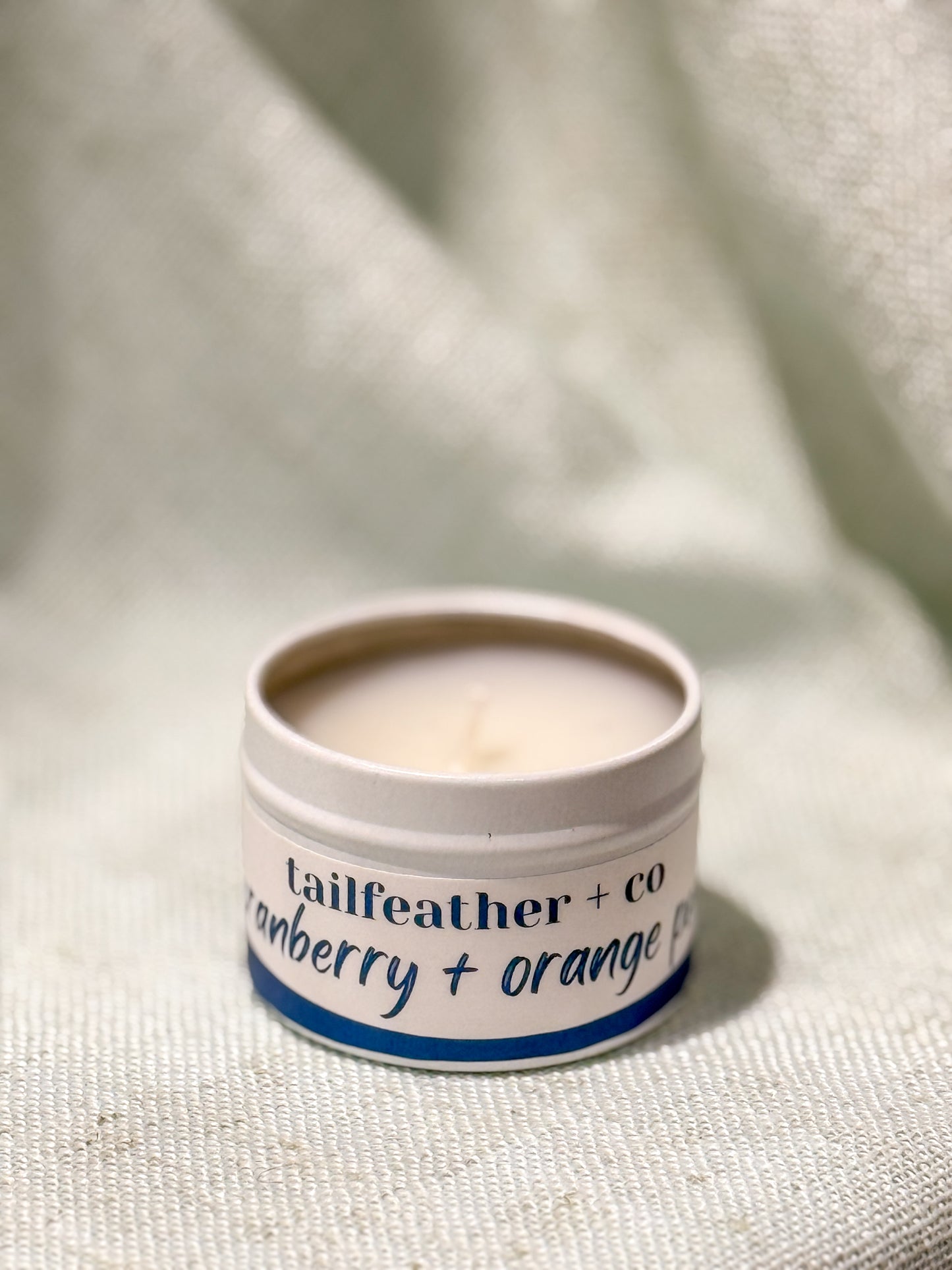 Cranberry + Orange Peel Mini Candle | Winter Collection