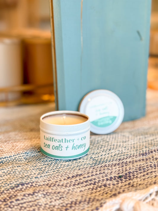 Sea Oats + Honey | 2oz Mini Candle