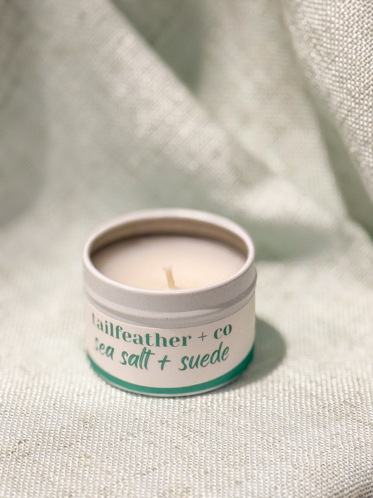 Sea Salt + Suede Mini Candle