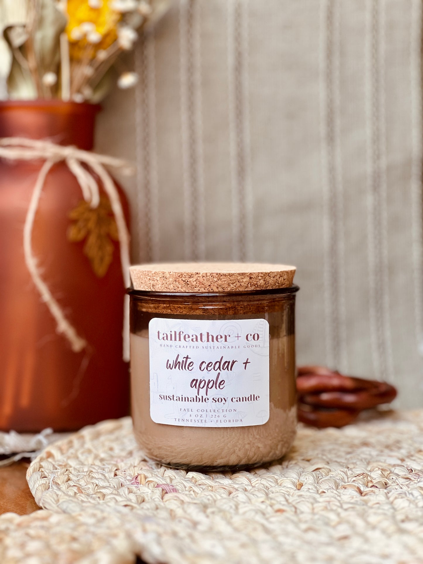 White Cedar + Apple | 8 oz | Fall Collection