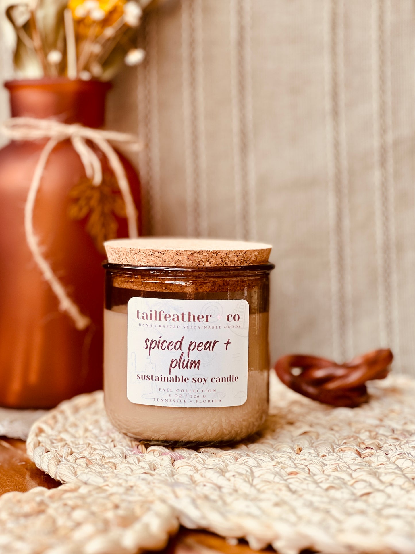 Spiced Pear + Plum | 8 oz | Fall Collection