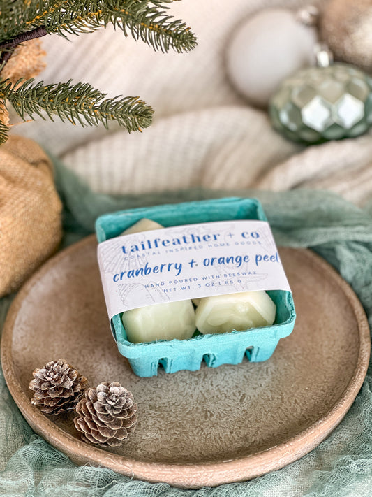 Cranberry + Orange Peel | Wax Melts | Winter Collection