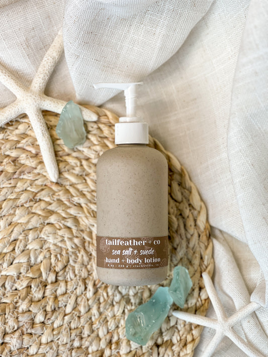 Hand + Body Lotion | Sea Salt + Suede