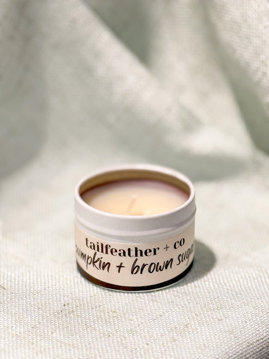 Pumpkin + Brown Sugar Mini Candle | Fall Collection