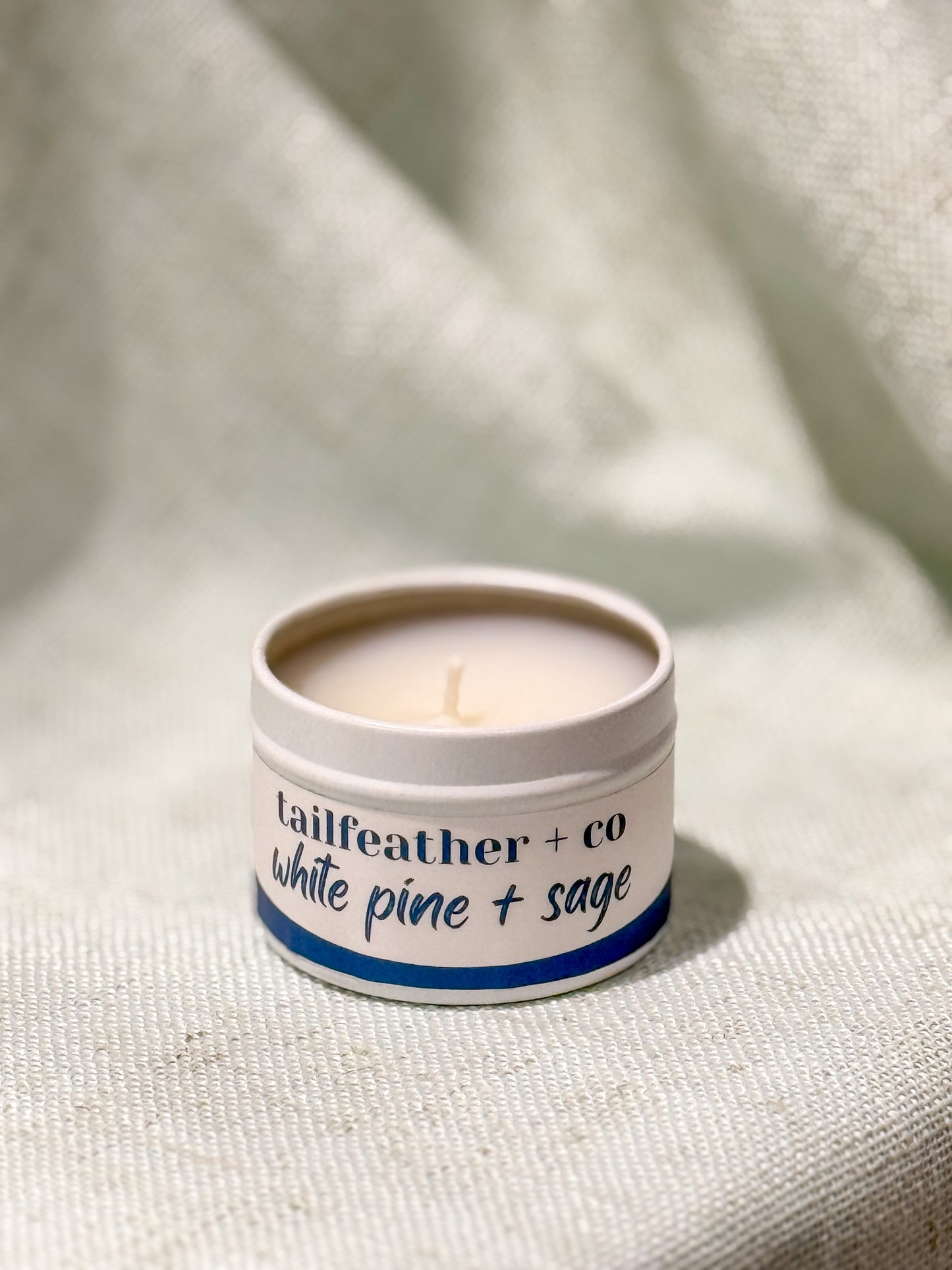 White Pine + Sage Mini Candle | Winter Collection