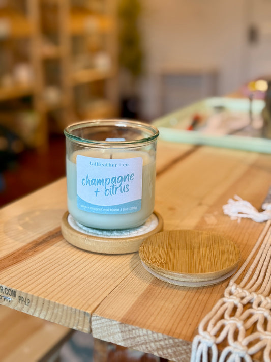 Champagne + Citrus | 8oz Candle | Signature Collection