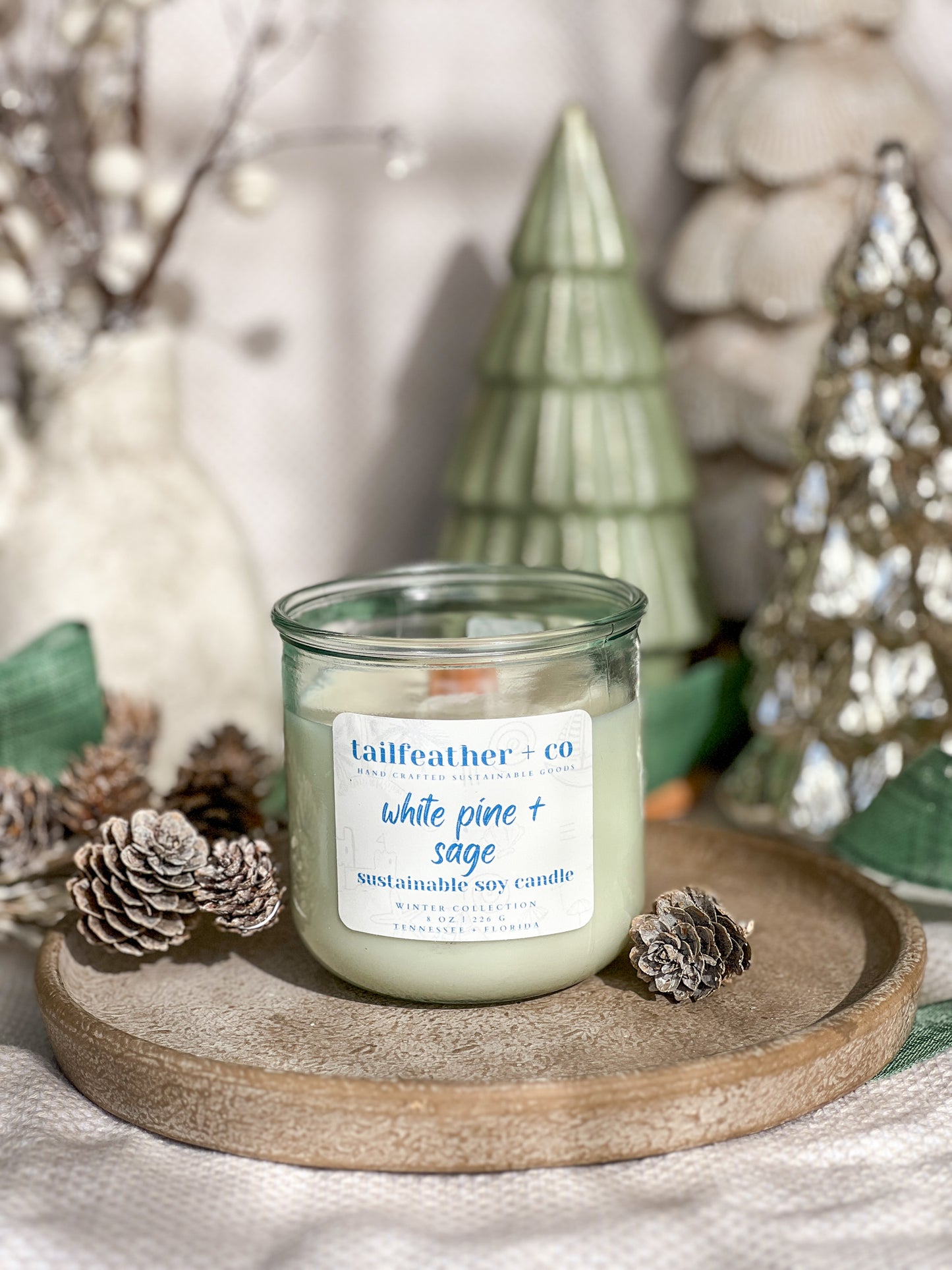 White Pine + Sage | 8 oz | Winter Collection