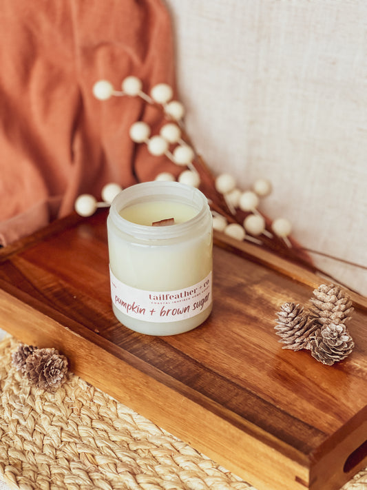 Pumpkin + Brown Sugar Candle | Fall Collection