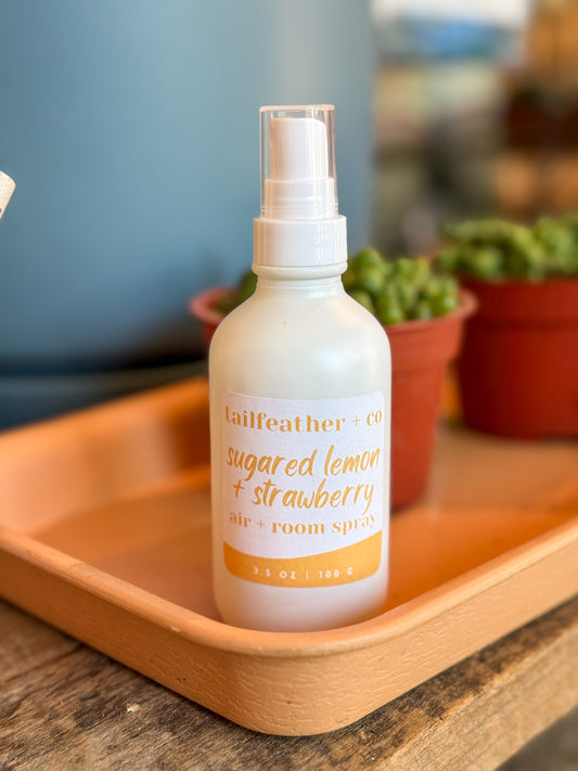 Sugared Lemon + Strawberry | Air + Room Spray | Summer Collection