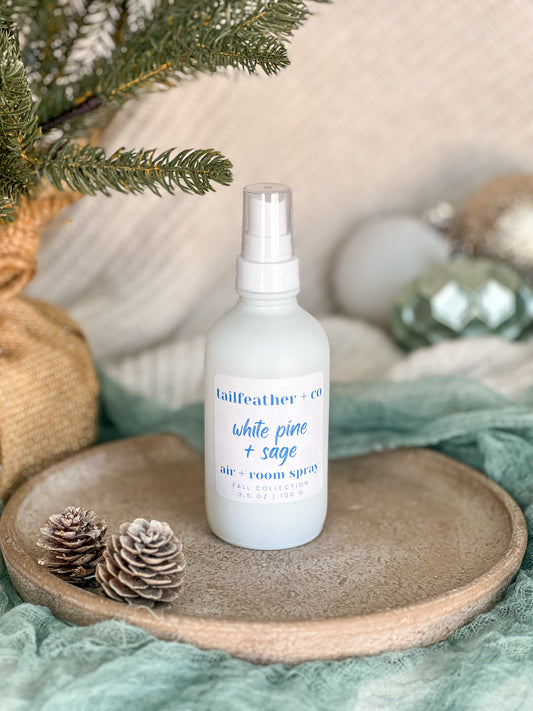 White Pine + Sage | Air + Room Spray | Winter Collection