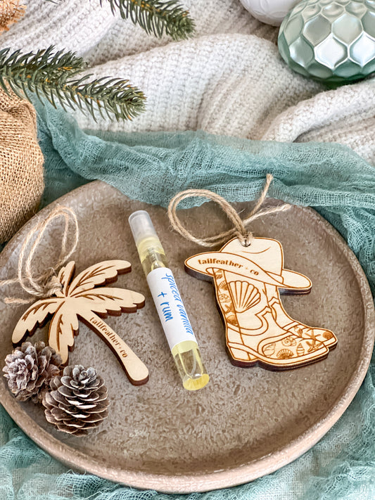 Spiced Vanilla + Rum | Car Freshener Refill Bottle | Winter Collection